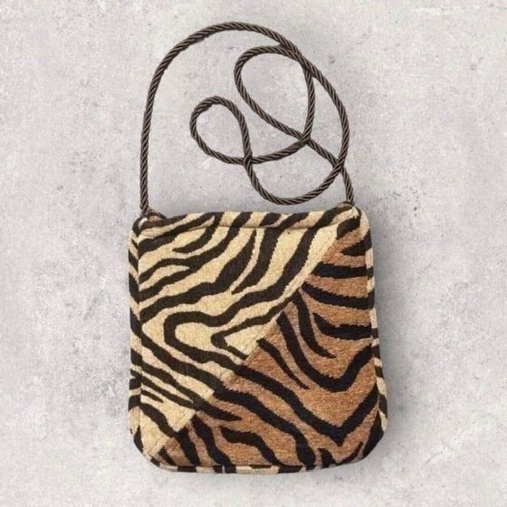 Y2K Soft Animal Print Mini Crossbody Bag